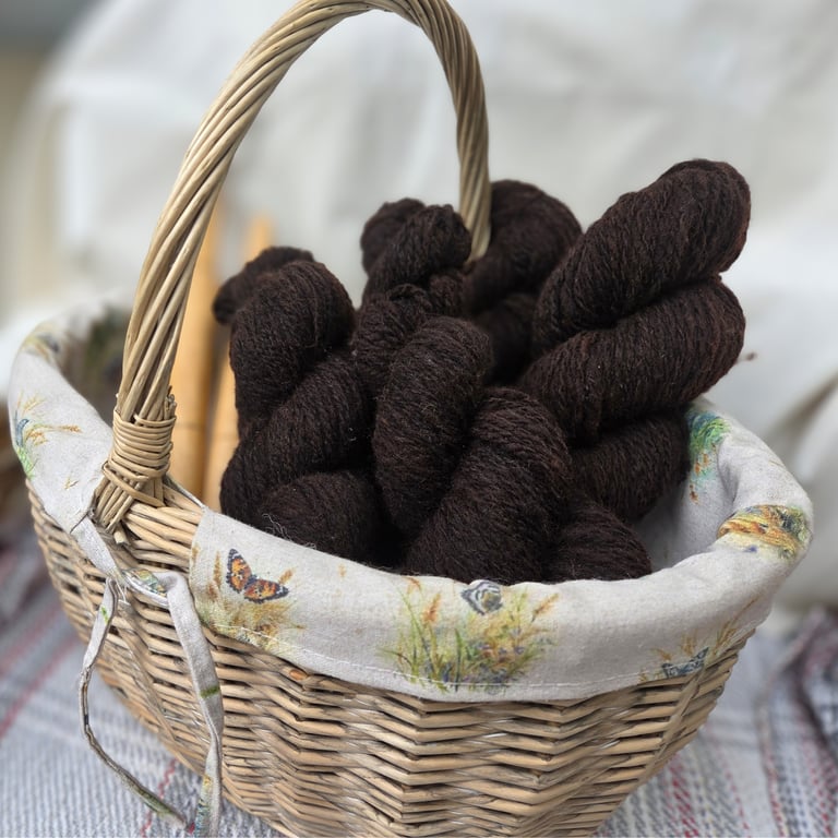 Handspun 100% British Jacobs Wool Yarn