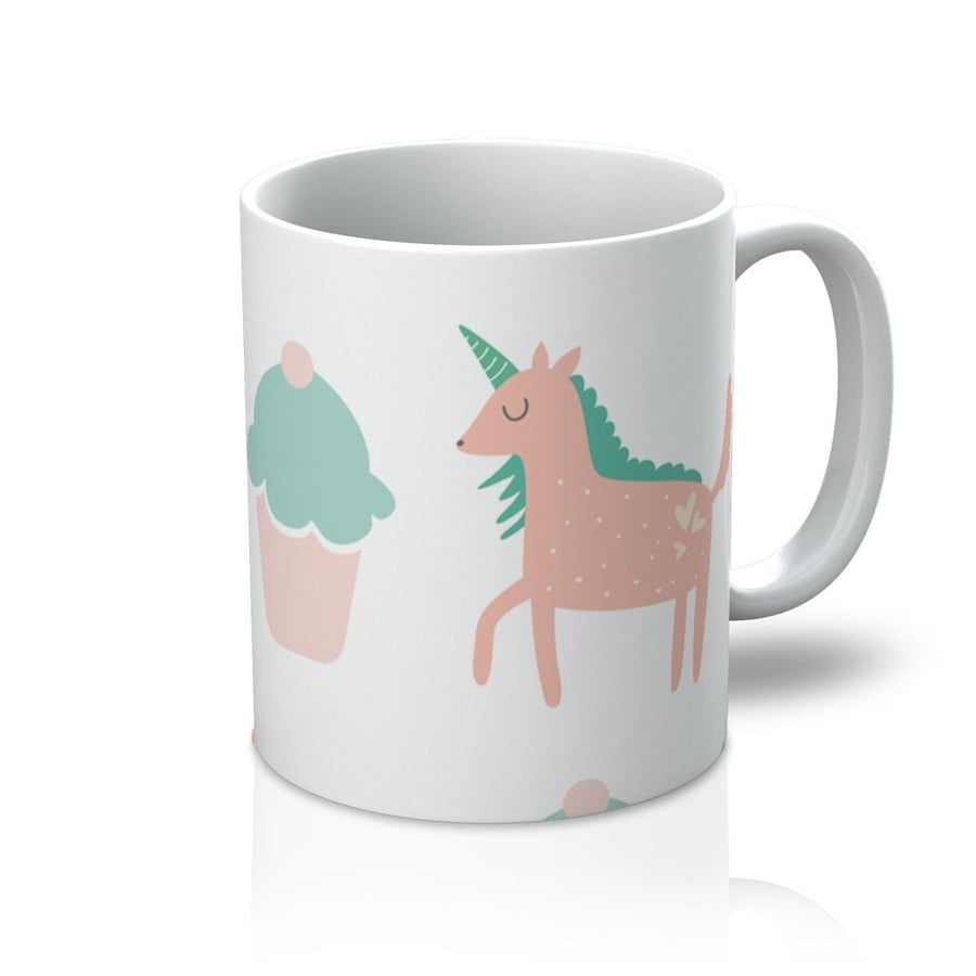 Cupcakes And Unicorns Mug