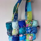 Summer seconds - cute little puff square bag. Fully lined
