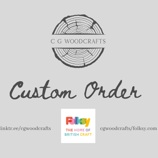 CUSTOM ORDER - Graham,  Bookmark 