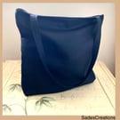 Canvas Tote Bag With Zip And Inside Pocket