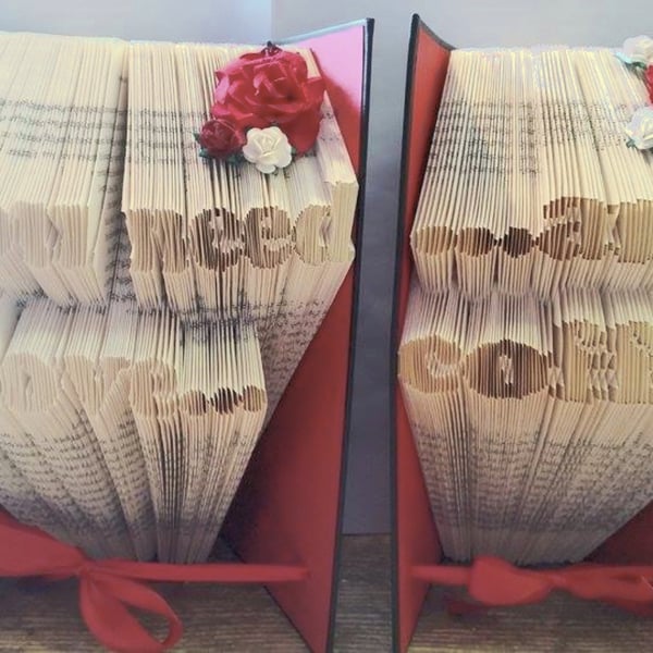 All you need is love...and coffee Bookend MMF Book Folding Patterns -EMAILED PDF