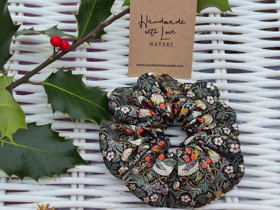 Silk Hair Scrunchie. Liberty hair scrunchie. Hair accessories 