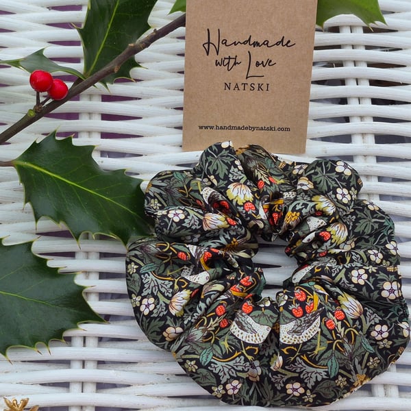 Silk Hair Scrunchie. Liberty hair scrunchie. Hair accessories 