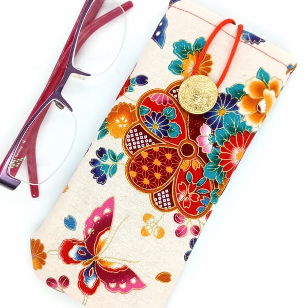 Japanese print glasses Case POSTAGE  605LF