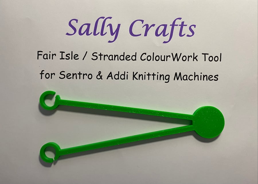 Stranded Colorwork Knitting Technique Tool for Sentro & Addi knitting machines