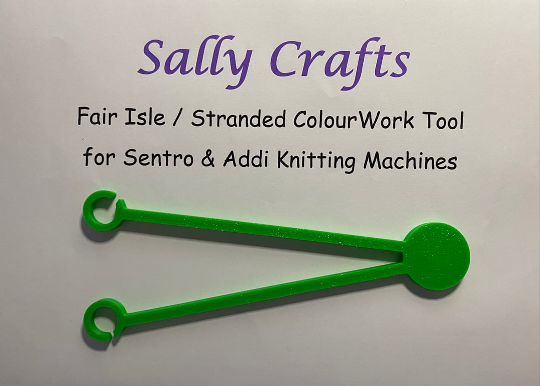Stranded Colorwork Knitting Technique Tool for Sentro & Addi knitting machines
