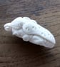 Harlequin Scarab, hand carved porcelain beetle. - Image 3