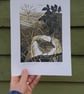 Little Jenny Wren - linoprint - Image 3