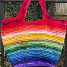 Rainbow tote bag 