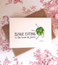Binge Eating Brussel Sprout Christmas Card - Image 4