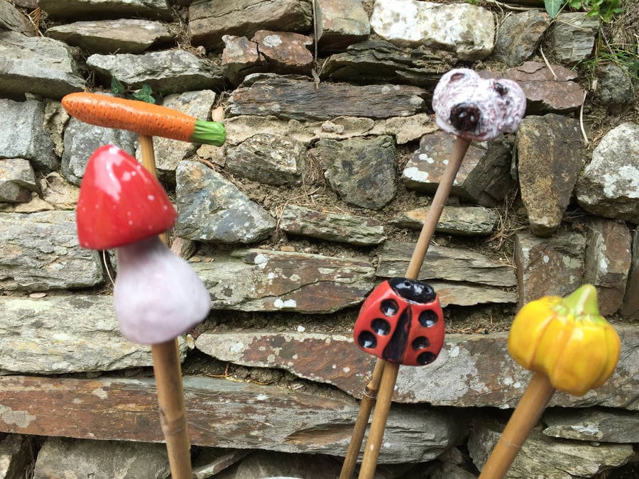  Cane Tops - Handmade for your Bamboo Sticks