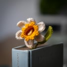Bookmark - Crochet Daffodil Flower