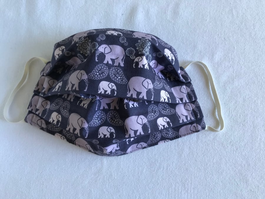 Elephant design face mask