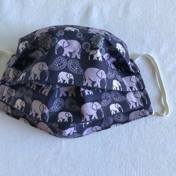 Elephant design face mask