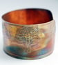 Copper tree cuff, for woodland and forest lovers, medium sized - Image 2