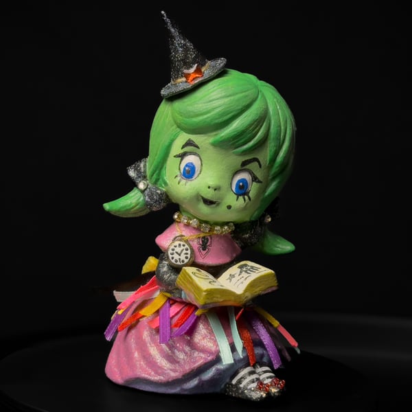 Unholy Upcycles 'Grotbags' Upcycled Figurine Hand Painted OOAK