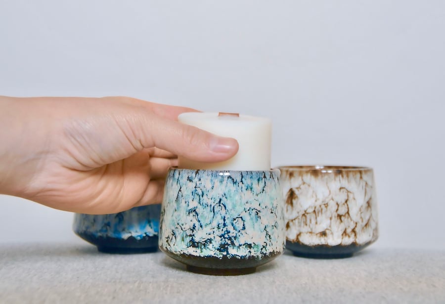 Refillable Coffee Cup Candles