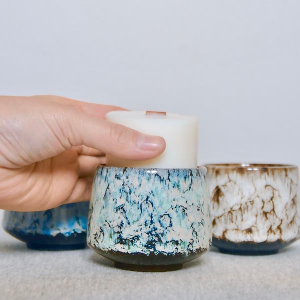 Refillable Coffee Cup Candles
