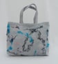 Felted Handbag - grey with random pattern - Image 5