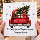 Merry Christmas card for Couple, Mum, Dad, Brother, Son, Friend, Boyfriend