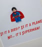 SUPERMAN - FRAMED LEGO FIGURE - AWESOME COMIC BOOK ART - Image 3