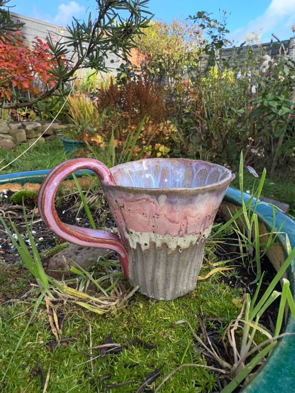 Pink woodland mug