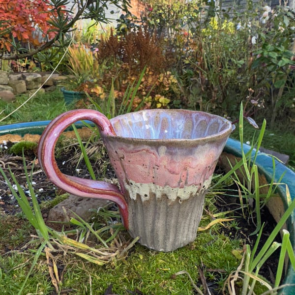 Pink woodland mug