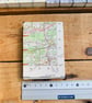 A7 Pocket Sketchbook with Recycled Map Covers and Mixed-Media Pages. Surrey - Image 5