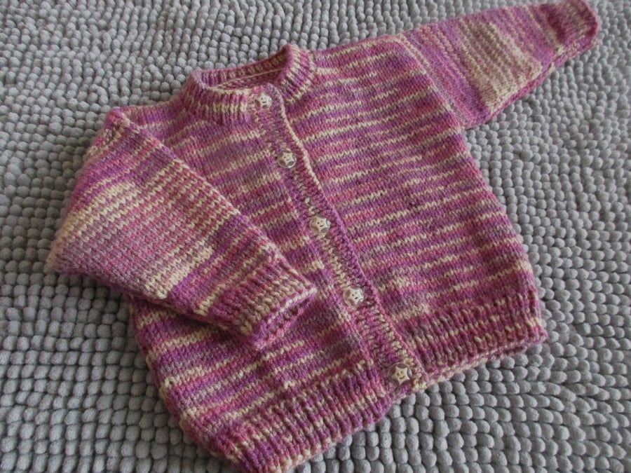 18" Round Neck Random Multi Cardigan