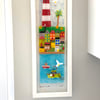 Fused glass coastal art - smeatons tower