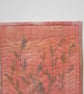 Small wall hanging, Peach fabric picture,  Modern textile art - Image 2
