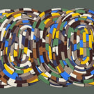 Jelly Roll Placemats - African Print 