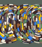 Jelly Roll Placemats - African Print 