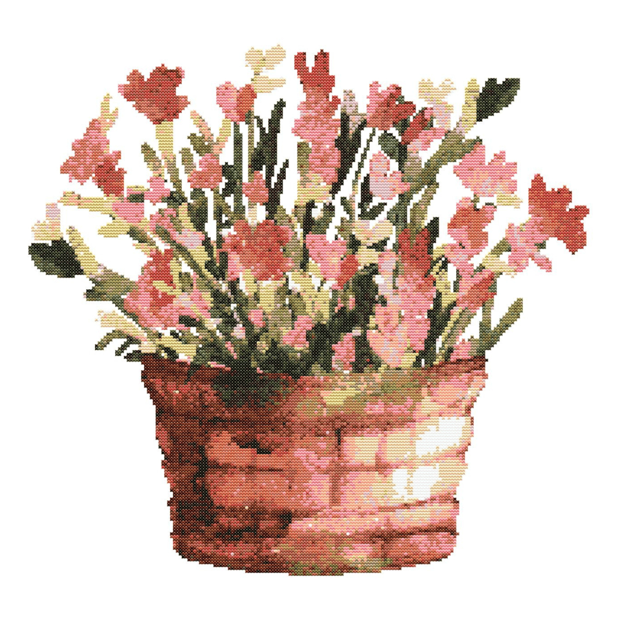 WATERCOLOUR FLOWERS - Cross Stitch Pattern - Cross Stitch Chart
