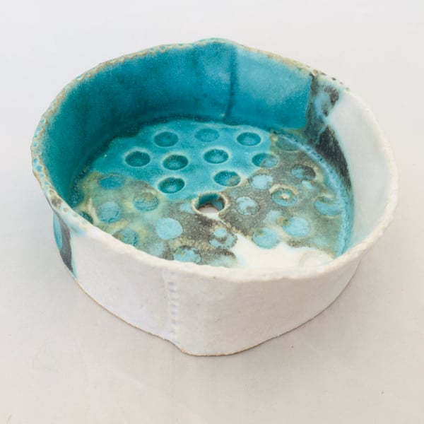 Soap dish, ceramic dish, ring dish, trinket dish, handmade pottery