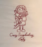 Machine-Embroidered Calico Tote bag for a Crafty ‘ Crazy Lady ‘ All my own work. - Image 6