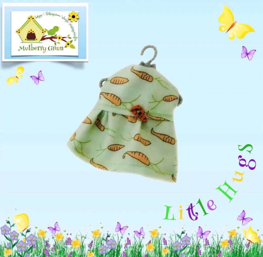Carroty Dress to fit the Little Hugs dolls and Baby Daisy