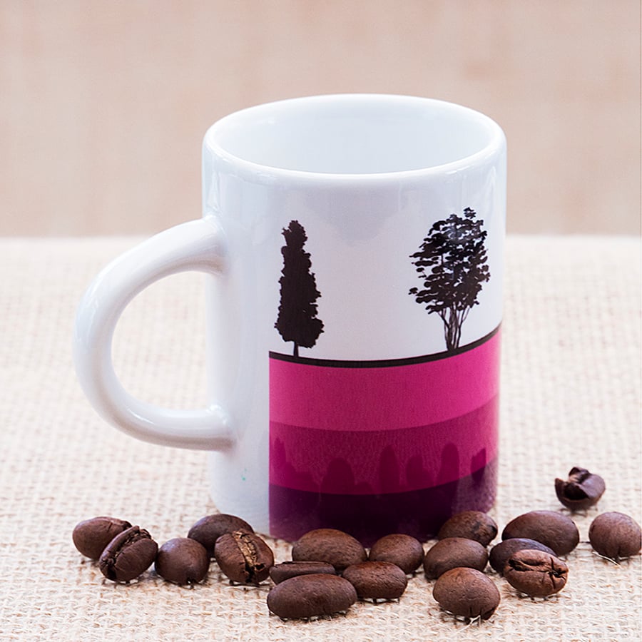 Trees Espresso Coffee Mug Gift for Nature Countryside Tree Lover Hugger Woods