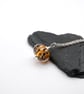 Leopard print lampwork glass pendant necklace - Image 3