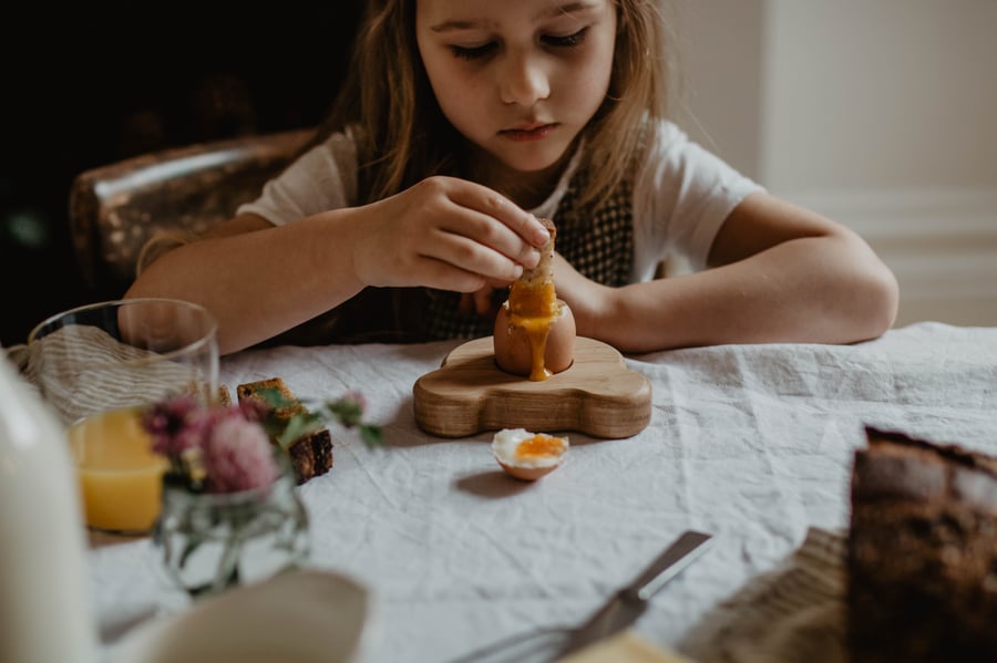 Wooden Egg Cup - Bear