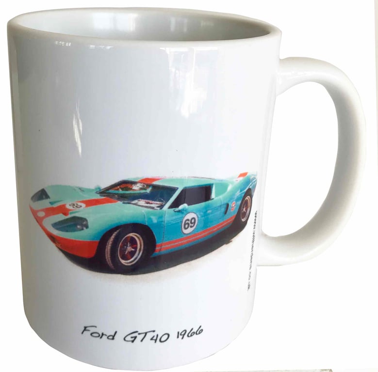 Ford GT40 1966 - 11oz Ceramic Mug 