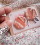 ceramic earrings handmade- reduced- one of a kind no c2 - Image 2