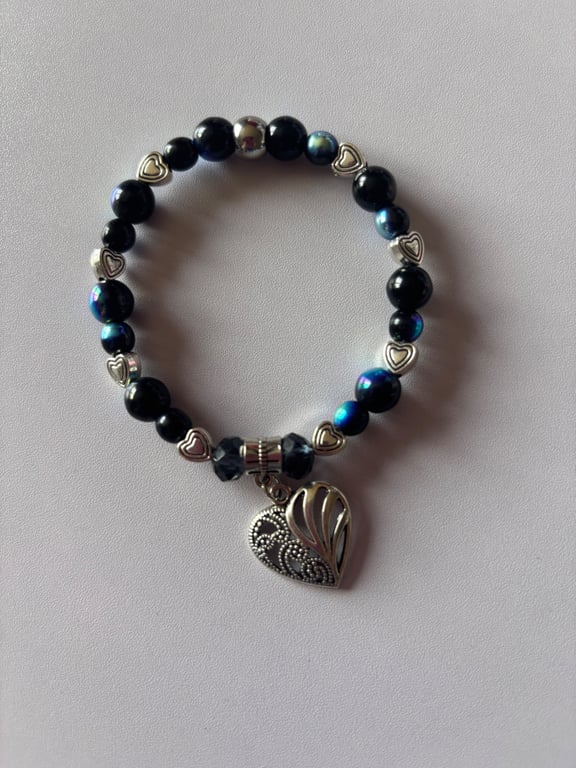 A beautiful handmade bracelet. 