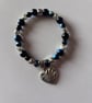 A beautiful handmade bracelet. 