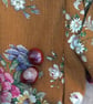 Hand made sanderson fabric long handled bag - Image 6