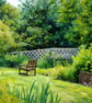 A4 Print Of Gooderstone Water Gardens Norfolk 