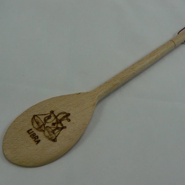 Wooden spoon with Libra star sign (pyrographed)