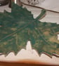 Handmade ceramic leaf decoration - Image 2