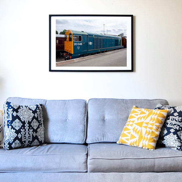 20 048, a class 20 diesel locomotive wall art print